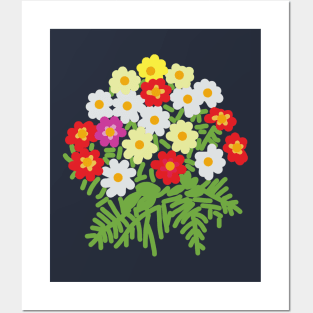 Floral Art Flowers and Ferns for Mothers Day Posters and Art